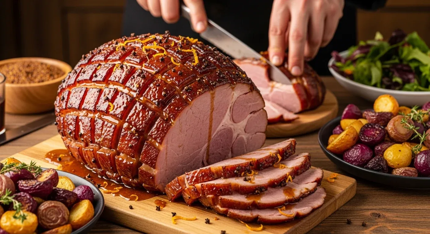 Brown Sugar Glazed Ham