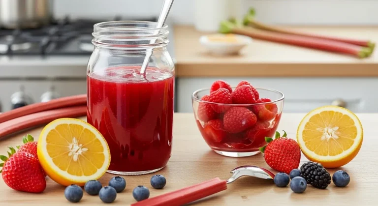 Classic Strawberry Rhubarb Jam