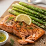 Baked Salmon and Asparagus