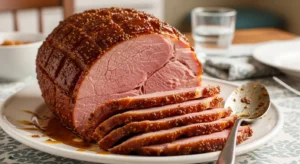 Brown Sugar Mustard Glazed Ham