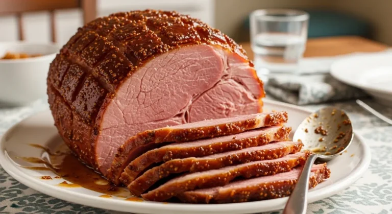 Brown Sugar Mustard Glazed Ham