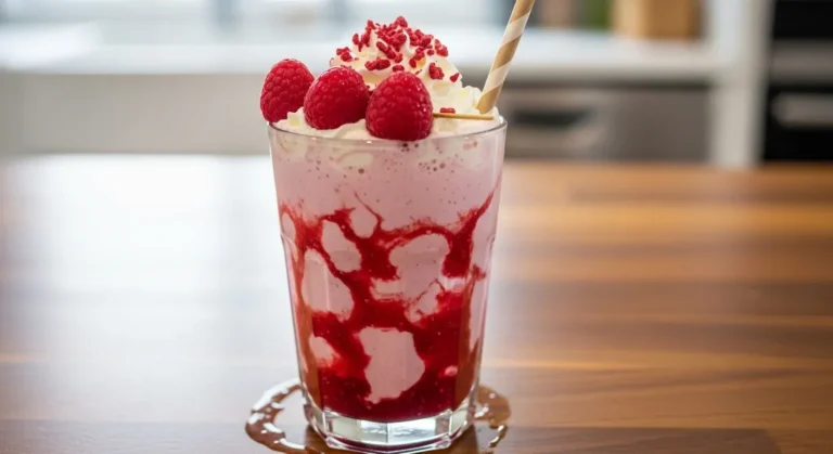 Raspberry Collagen Milkshake