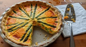 Cheddar Asparagus Quiche Recipe