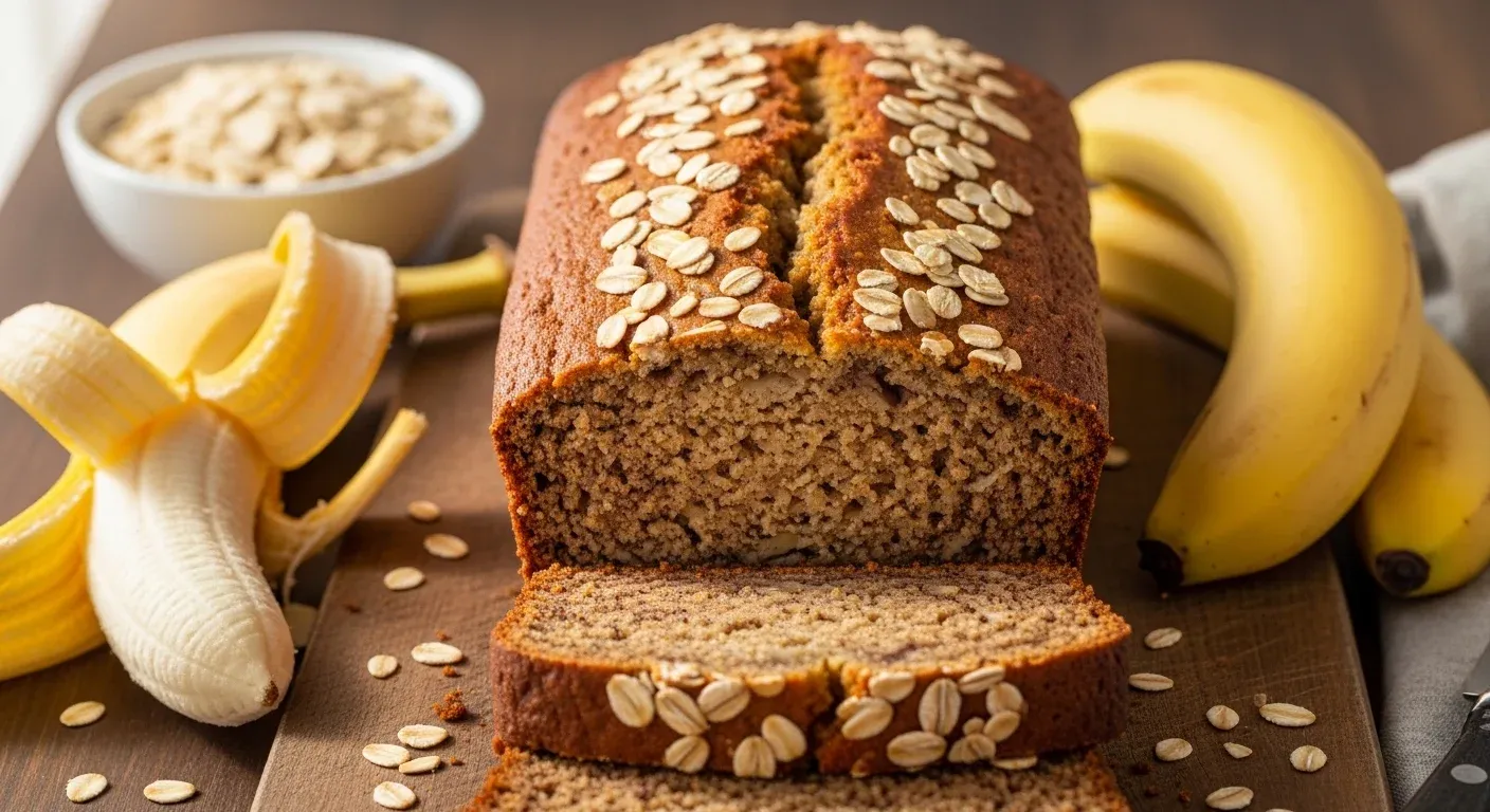Oat Flour Banana Bread