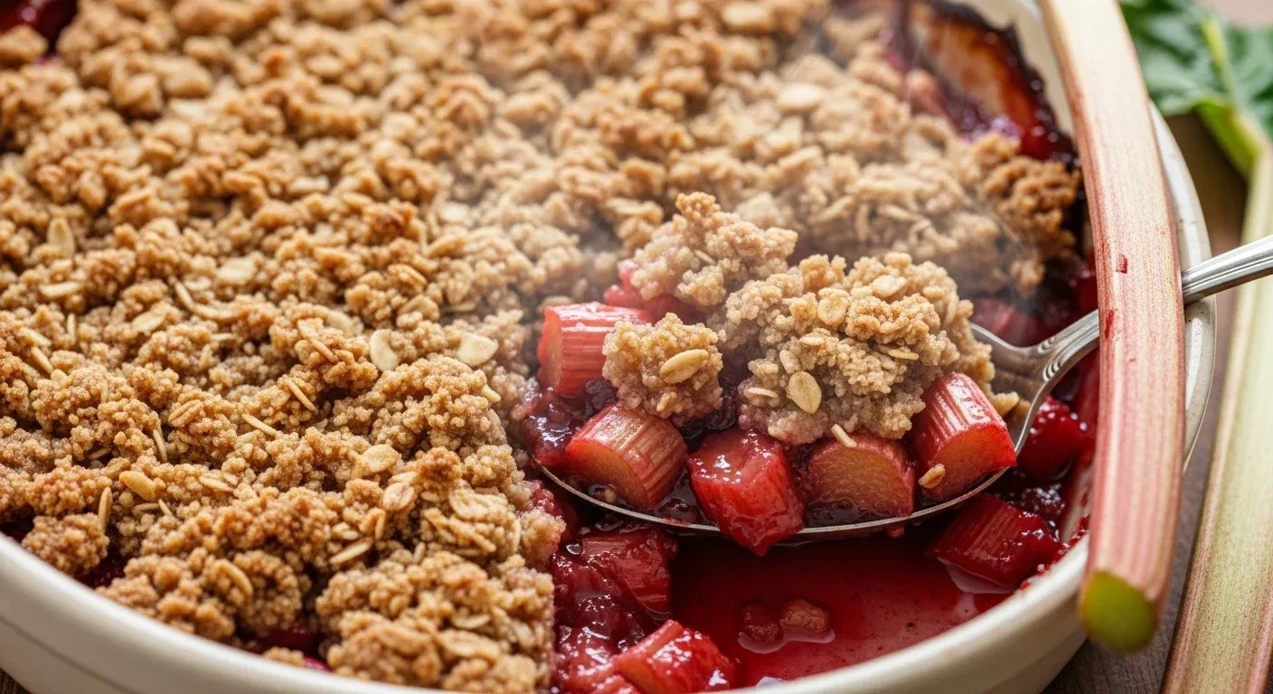 Rhubarb Crisp
