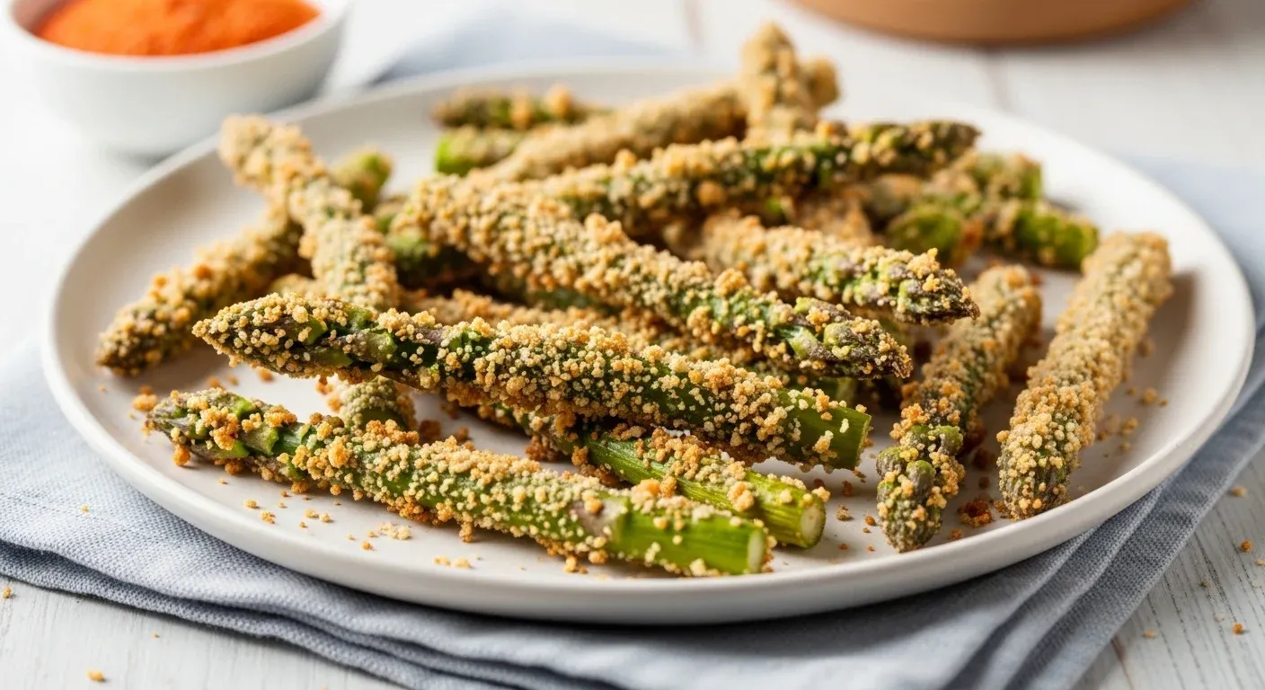 Breaded Air Fryer Asparagus Fries