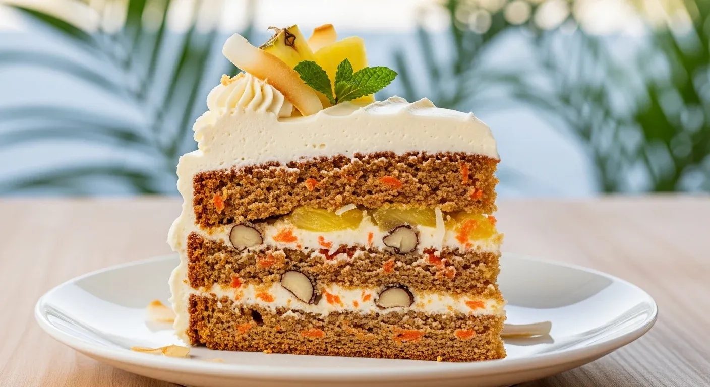 Hawaiian Carrot Pineapple Cake