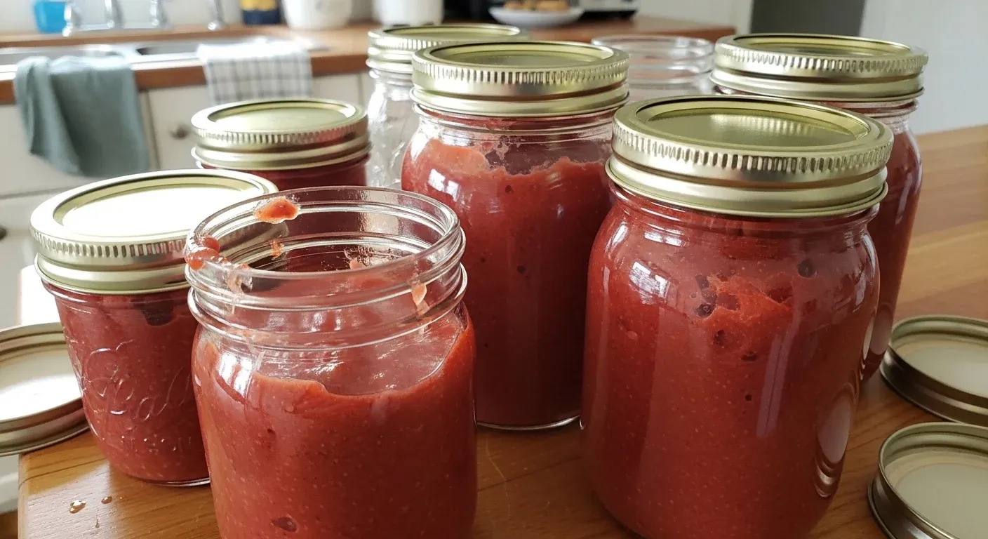 Canning Strawberry Rhubarb Butter