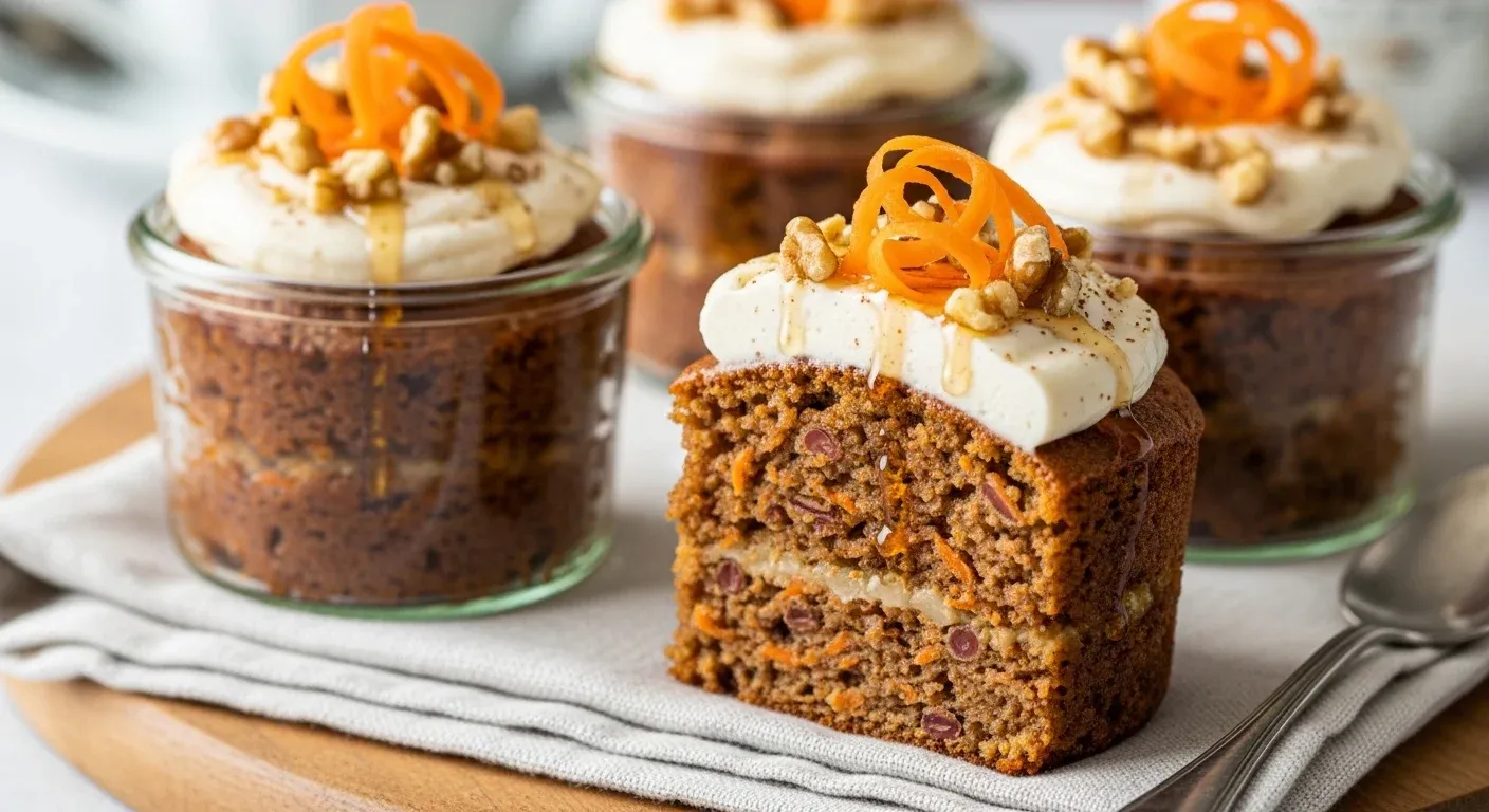 Healthy Carrot Cake Lentils Dessert