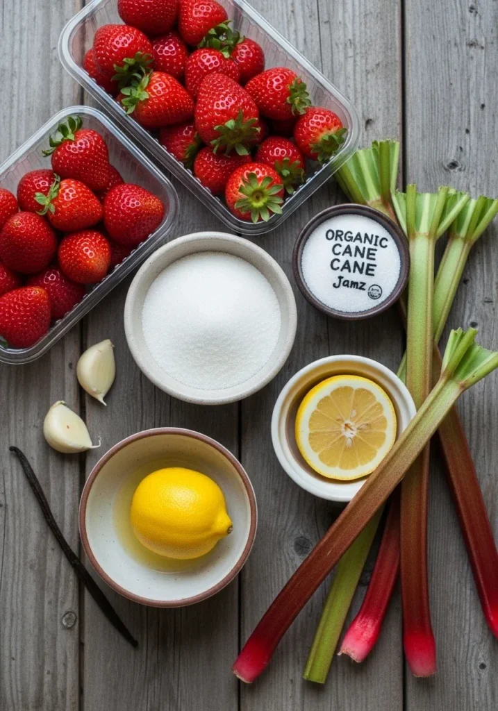 Classic Strawberry Rhubarb Jam