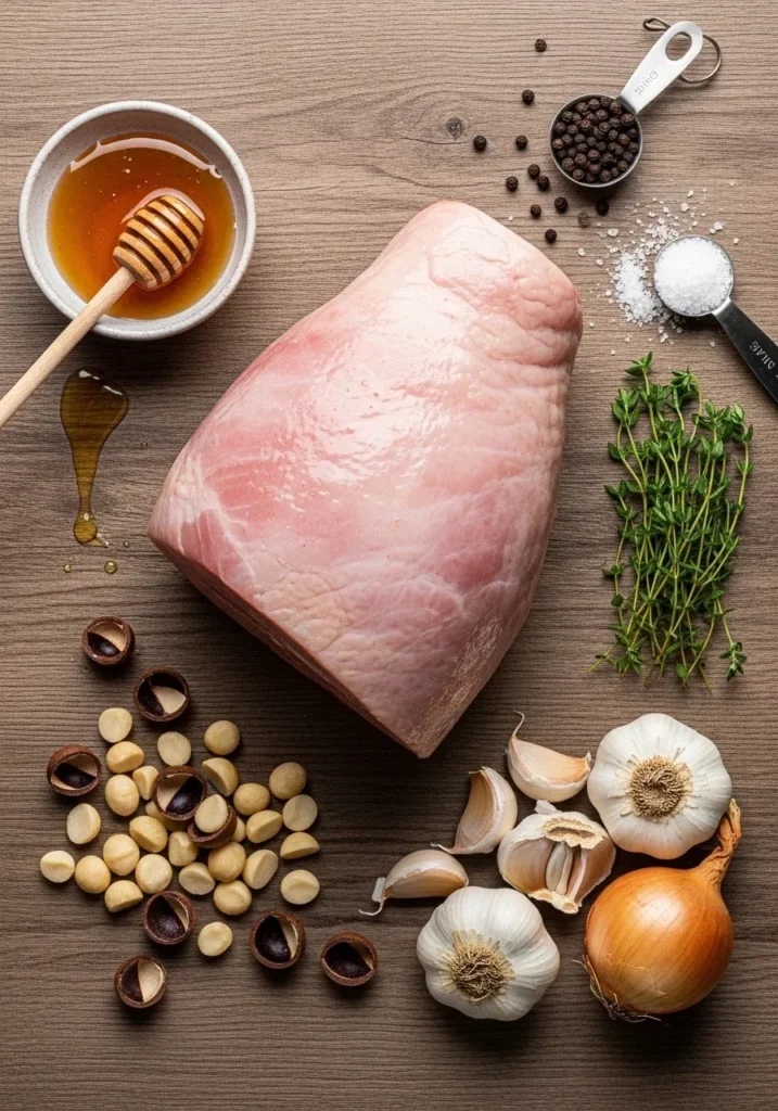 Honey Macadamia Glazed Ham