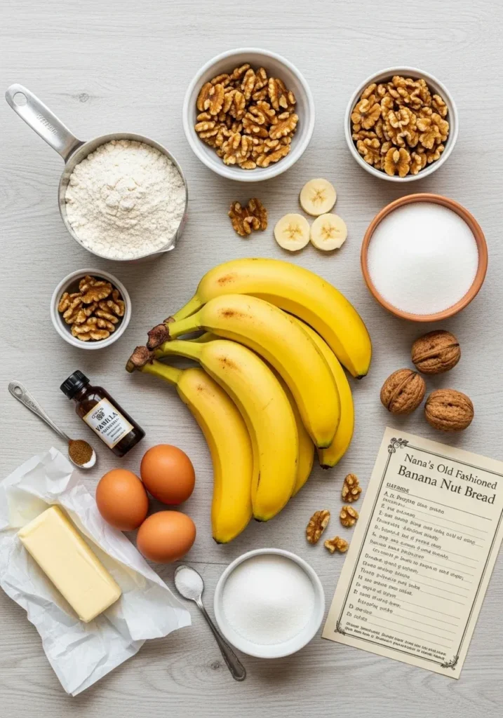 Nana’s Old Fashioned Banana Nut Bread