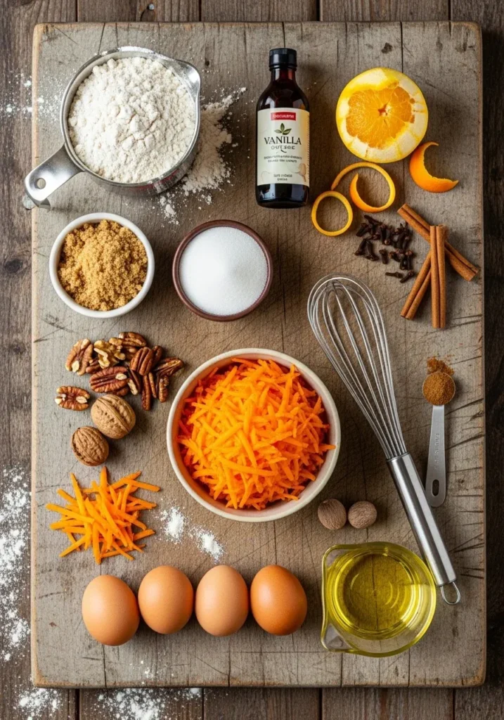 Moist Carrot Cake Muffins