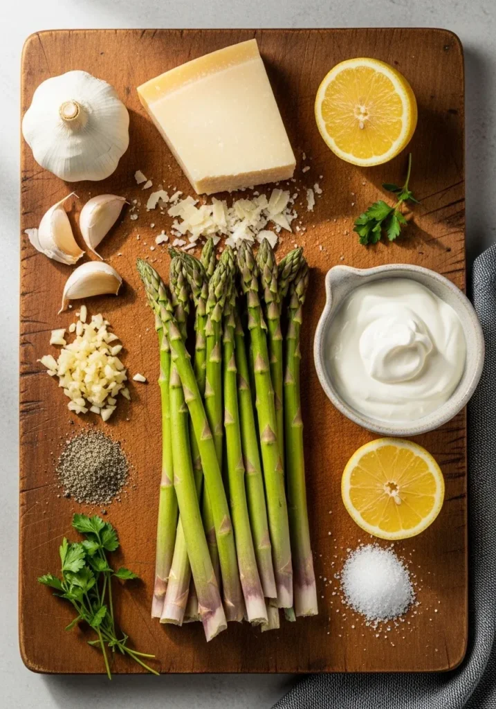 Creamy Parmesan Asparagus