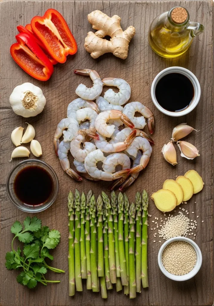 Shrimp and Asparagus Stir-Fry