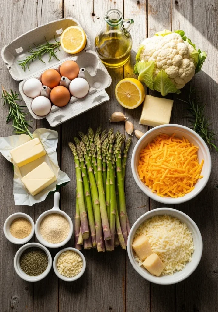 Cheesy Asparagus Casserole Keto