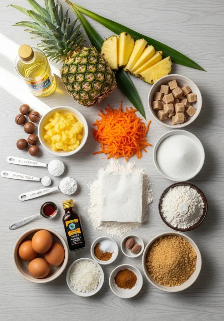 Hawaiian Carrot Pineapple Cake