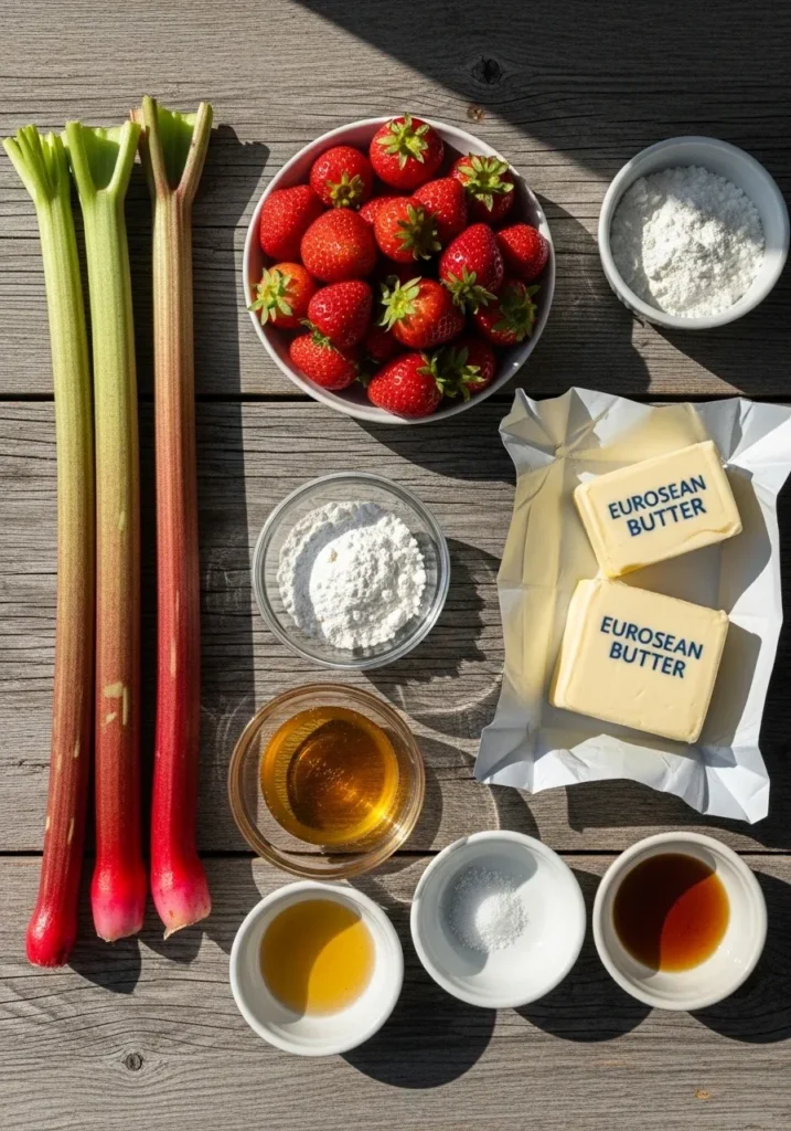 Strawberry Rhubarb Turnovers