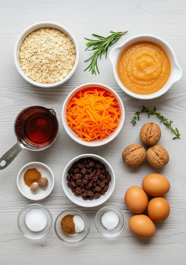 Healthy Flourless Oatmeal Carrot Cake