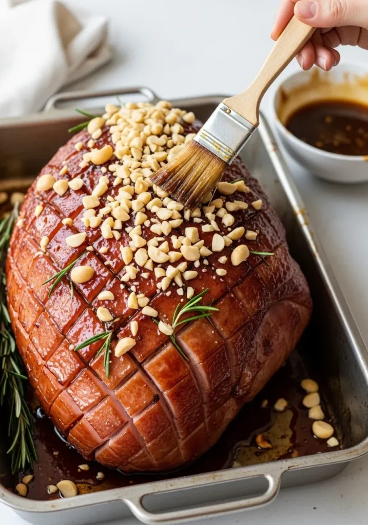 Honey Macadamia Glazed Ham
