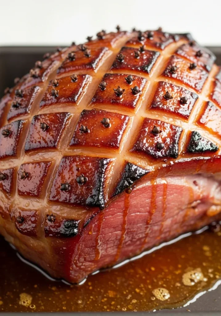 Brown Sugar Mustard Glazed Ham