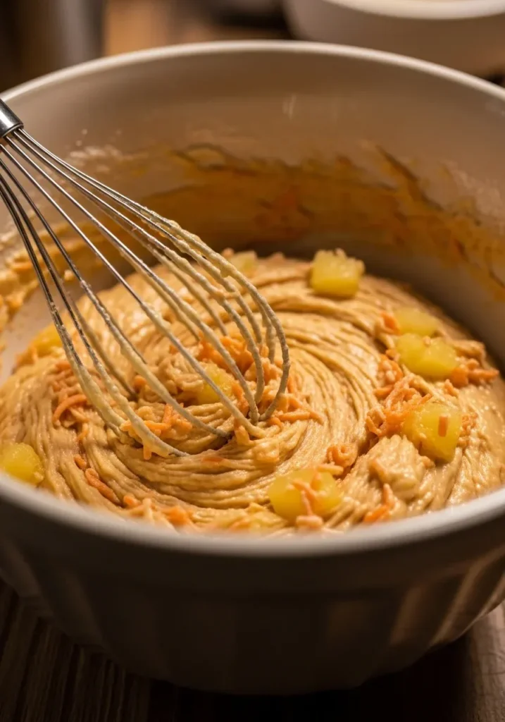 Moist Carrot Cake with Pineapple
