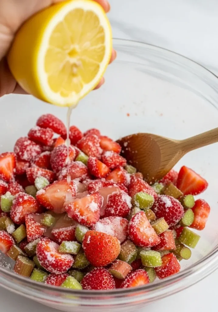 Strawberry Rhubarb Cobbler