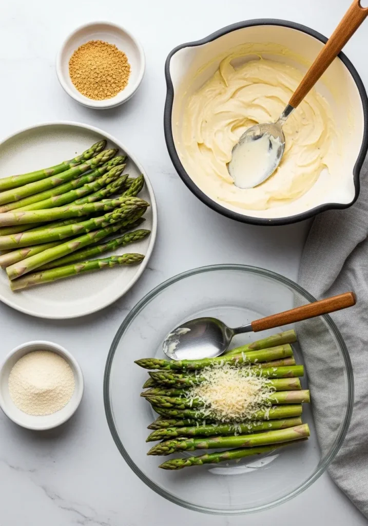 Creamy Parmesan Asparagus