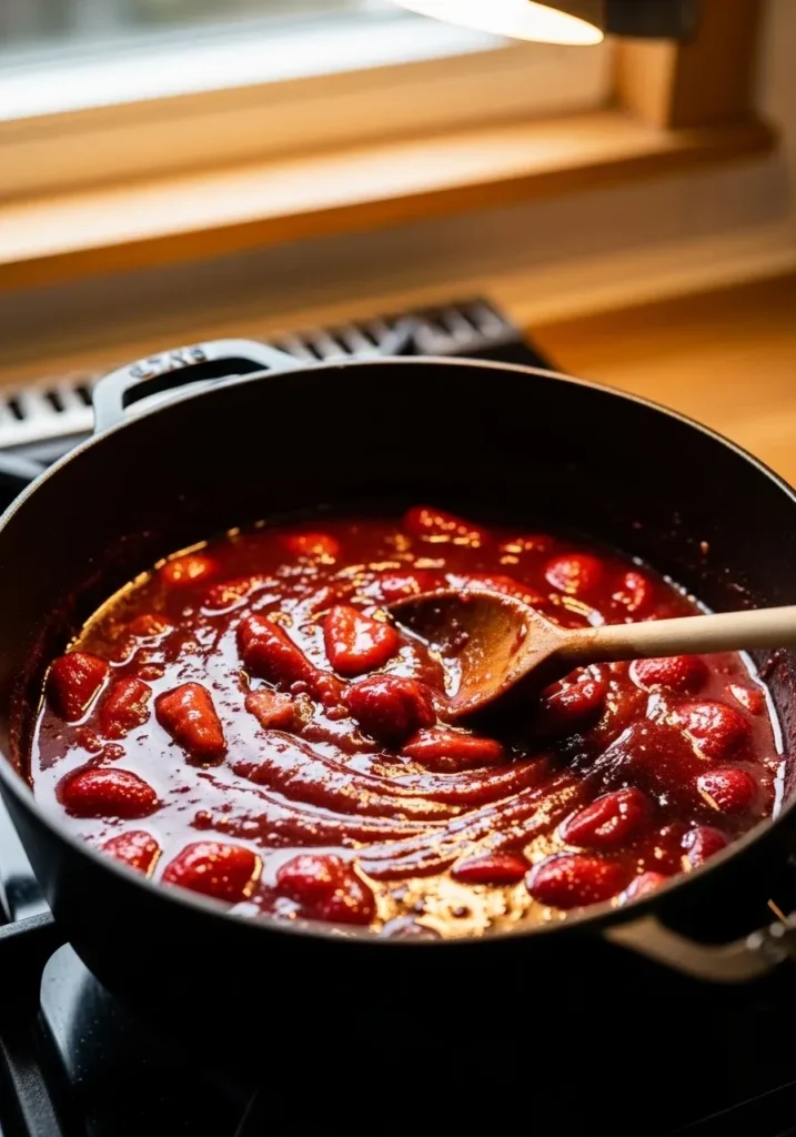 Canning Strawberry Rhubarb Butter