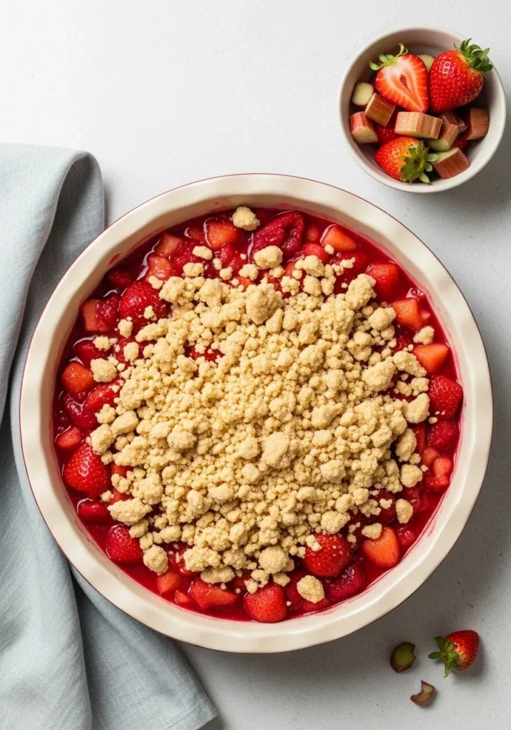 Gluten-Free Strawberry Rhubarb Crisp