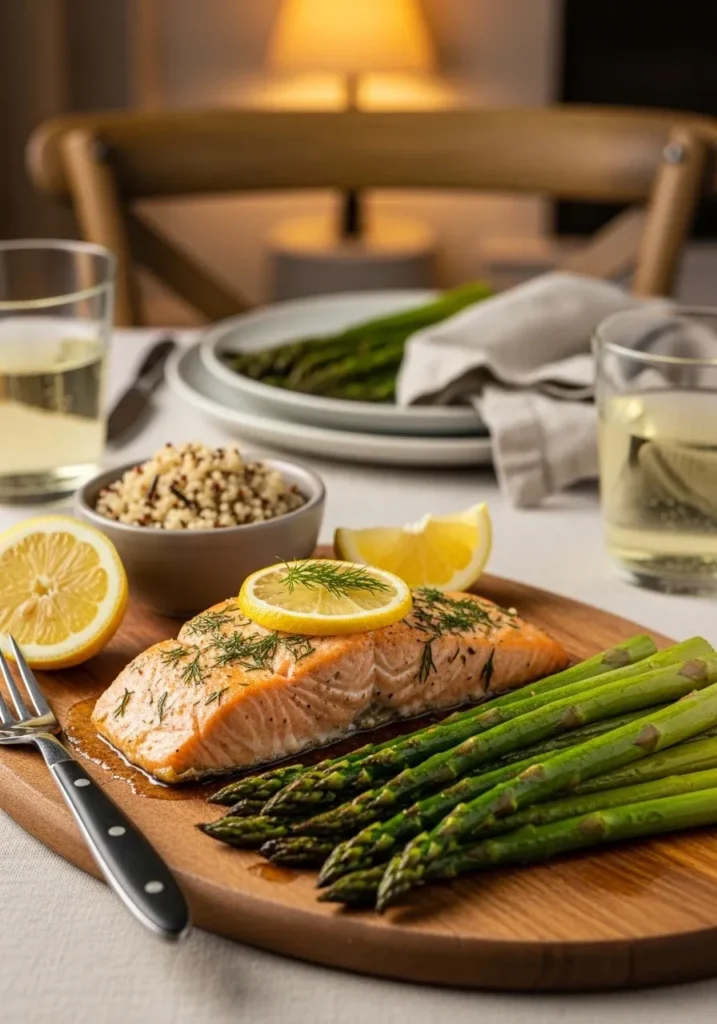 Baked Salmon and Asparagus