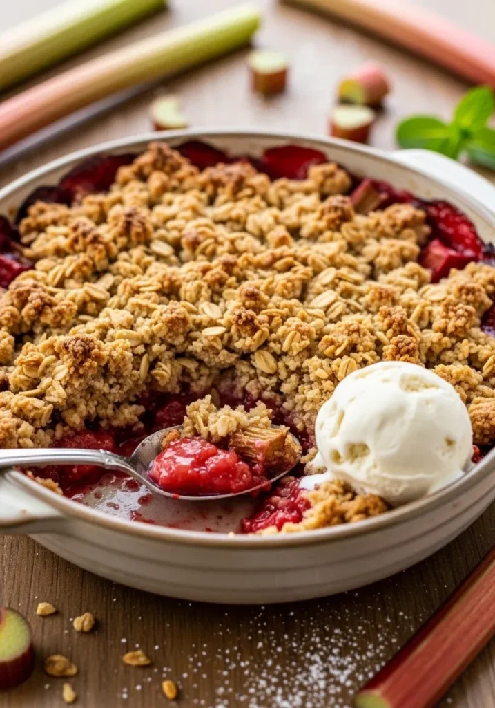 Rhubarb Crisp