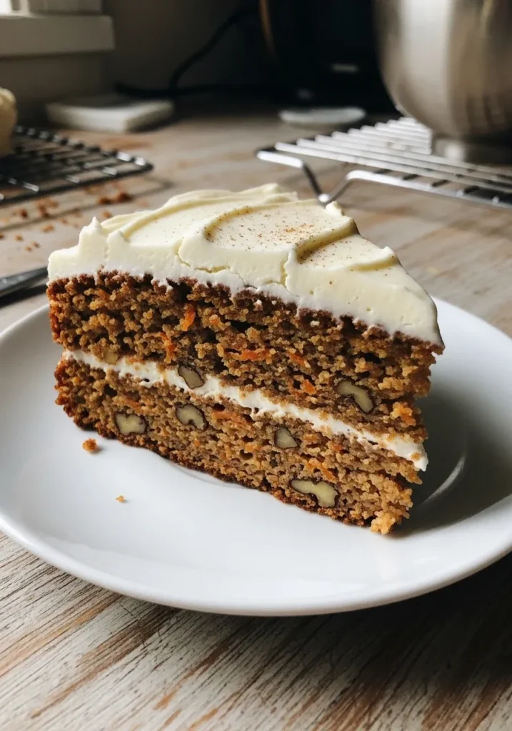 Healthy Flourless Oatmeal Carrot Cake