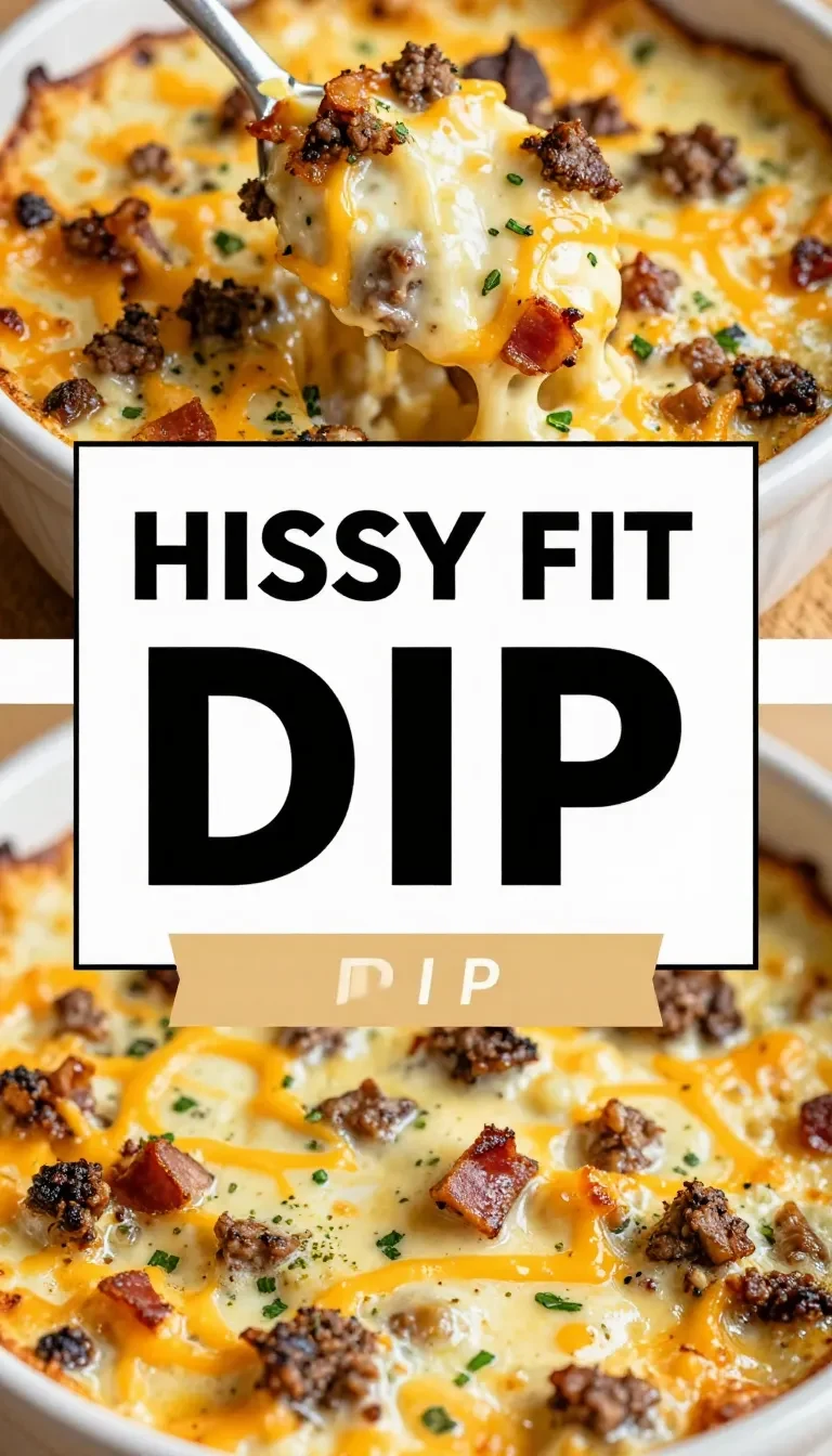 A bowl of Hissy Fit Dip served with tortilla chips on a rustic table